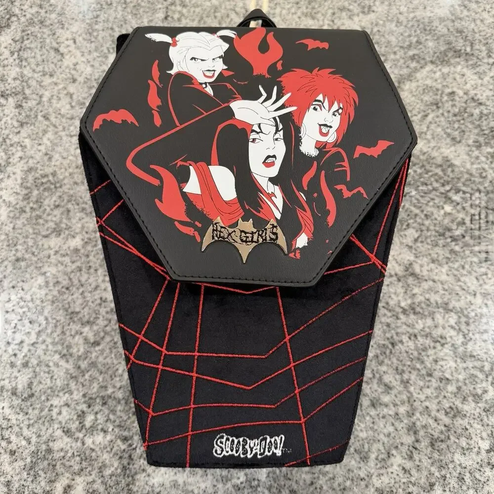 SCOOBY DOO- 25th Anniversary- The Hex Girls- Coffin Mini Backpack EXCLUSIVE NWOT